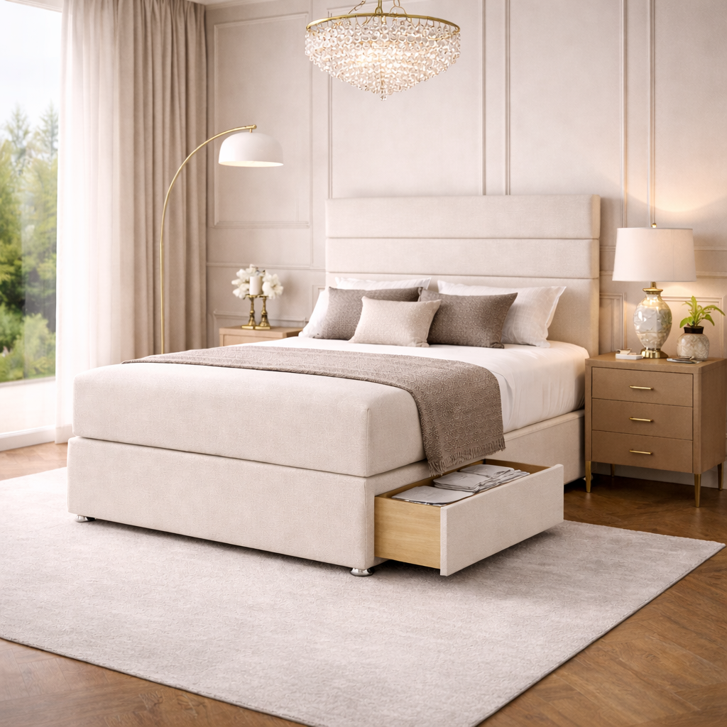 2026 Dartford storage divan with optional drawers