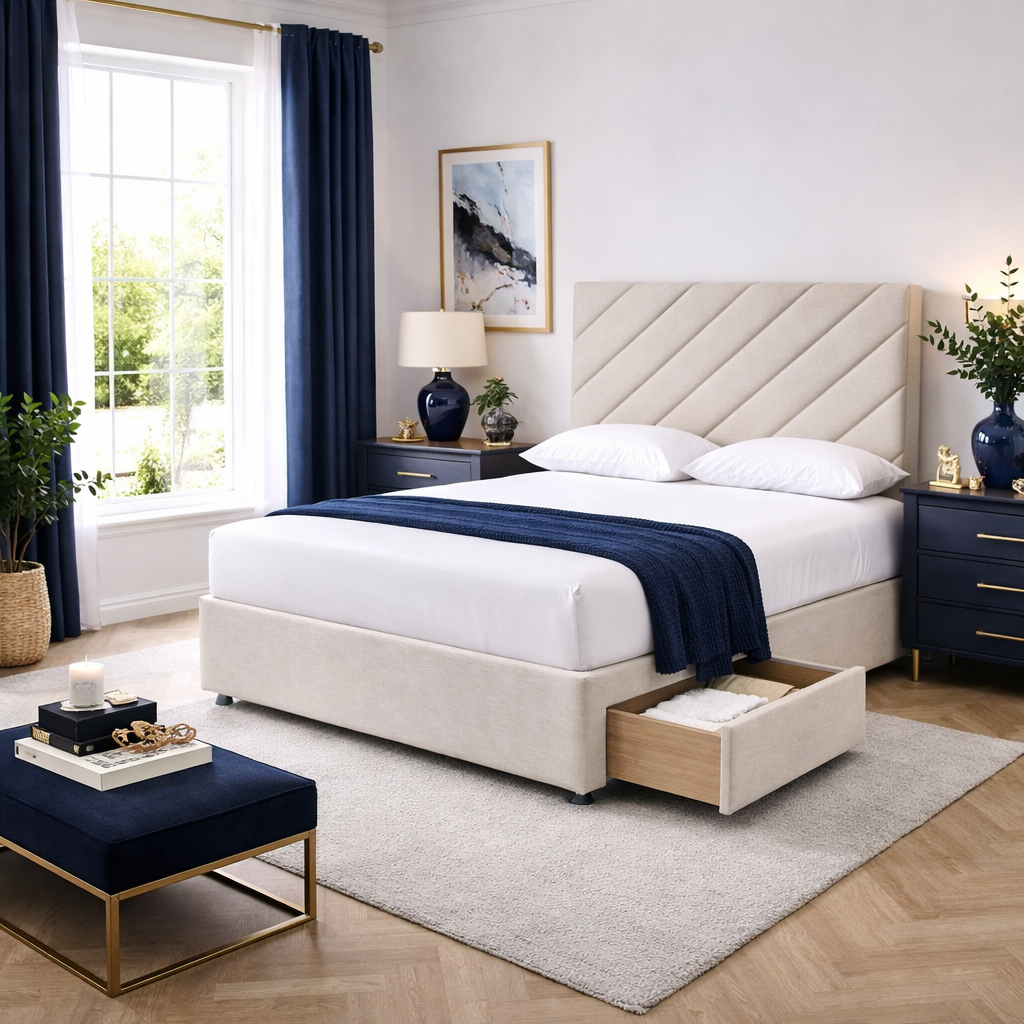 2026 Dian Floor Standing Headboard to Fit a Divan Bed - Nimbus Beds