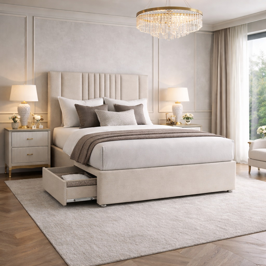 2026 Hampshire storage divan bed with optional drawers