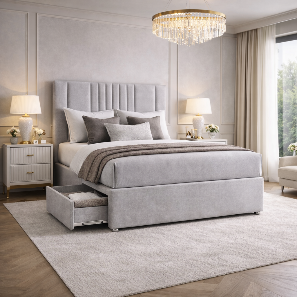2026 Hampshire Floor Standing Headboard to Fit a Divan Bed - Nimbus Beds