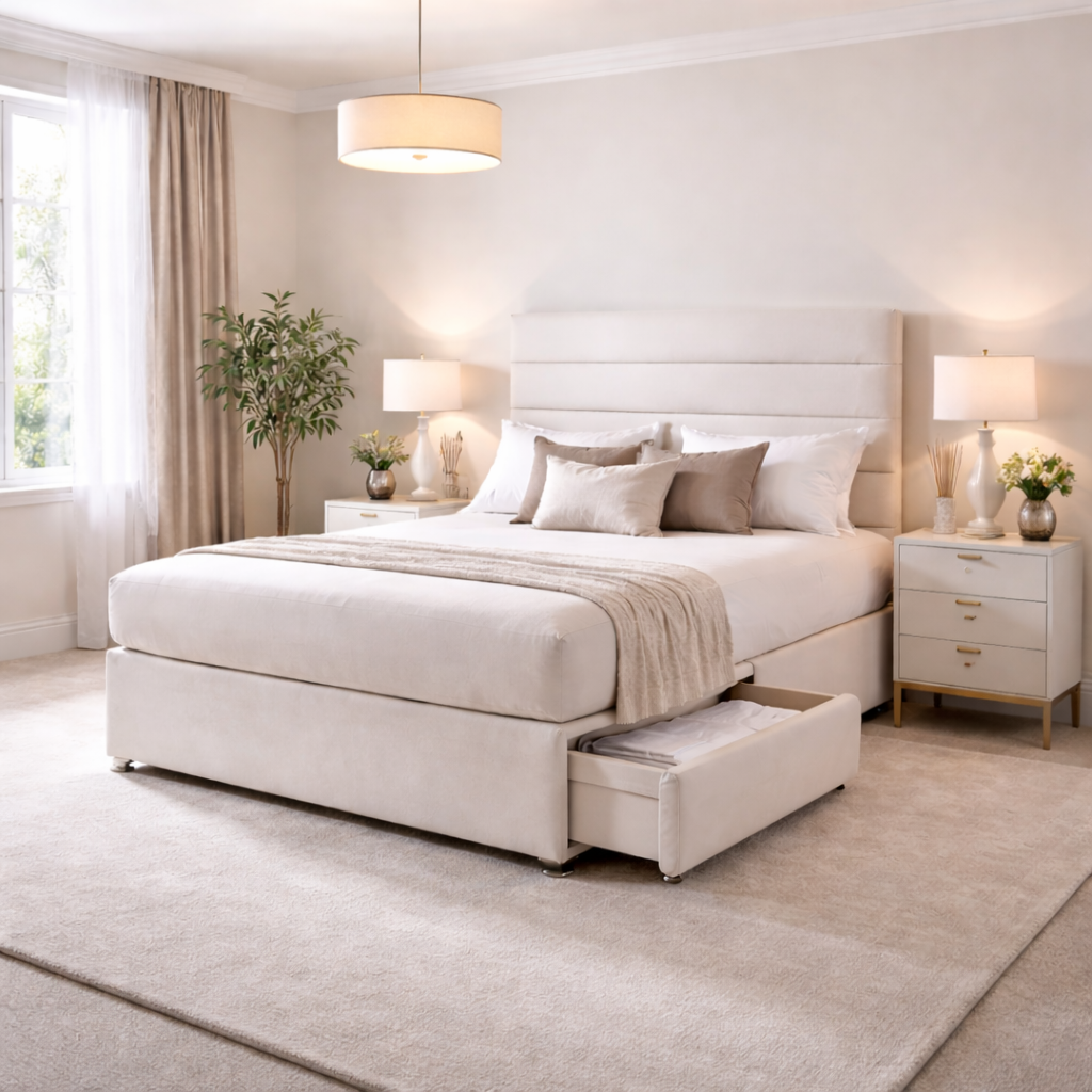 2026 Marbella Floor Standing Headboard for a Divan Bed