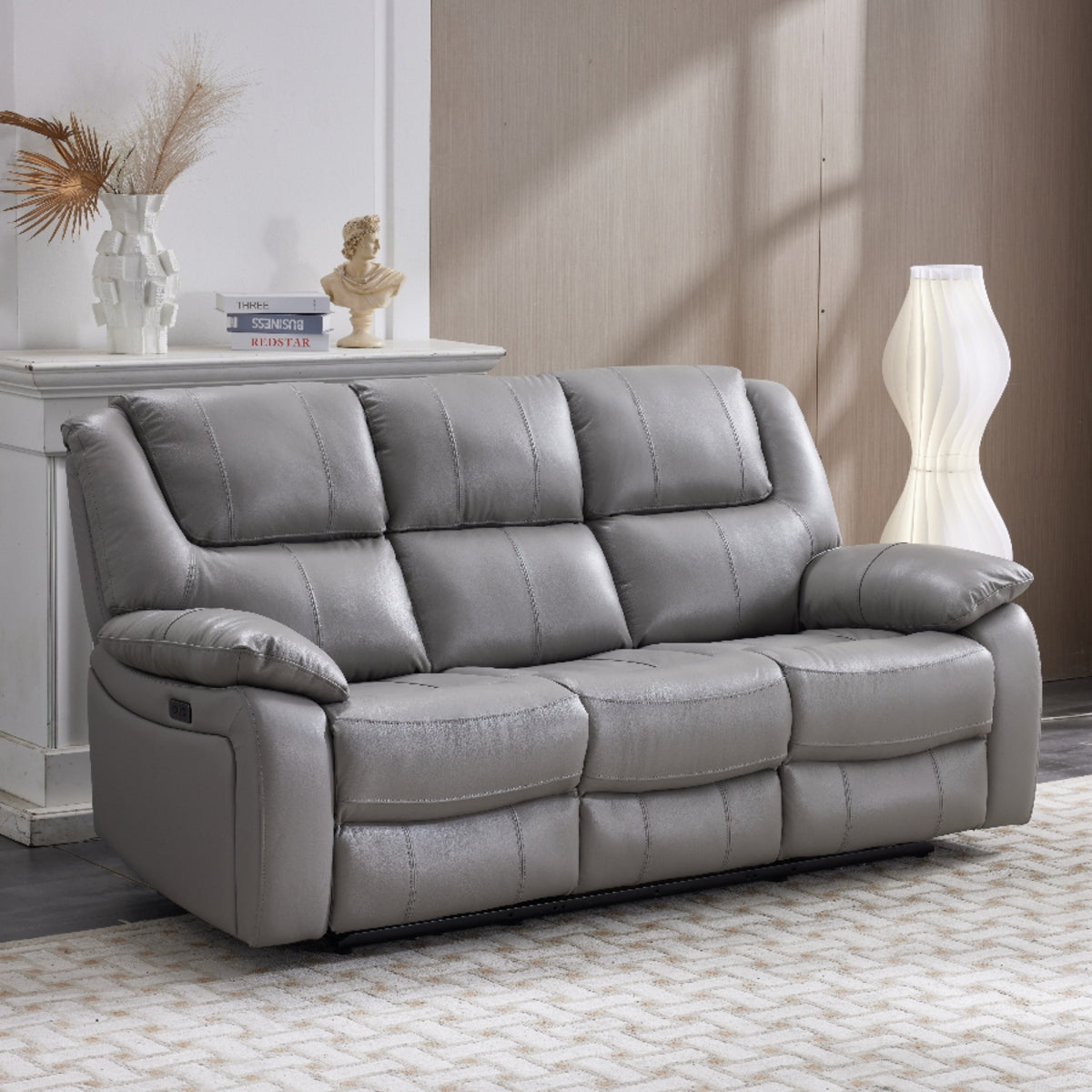 2026 Kylie 3 Seater, 2 Seater & Chair Sofa In Pisa Grey