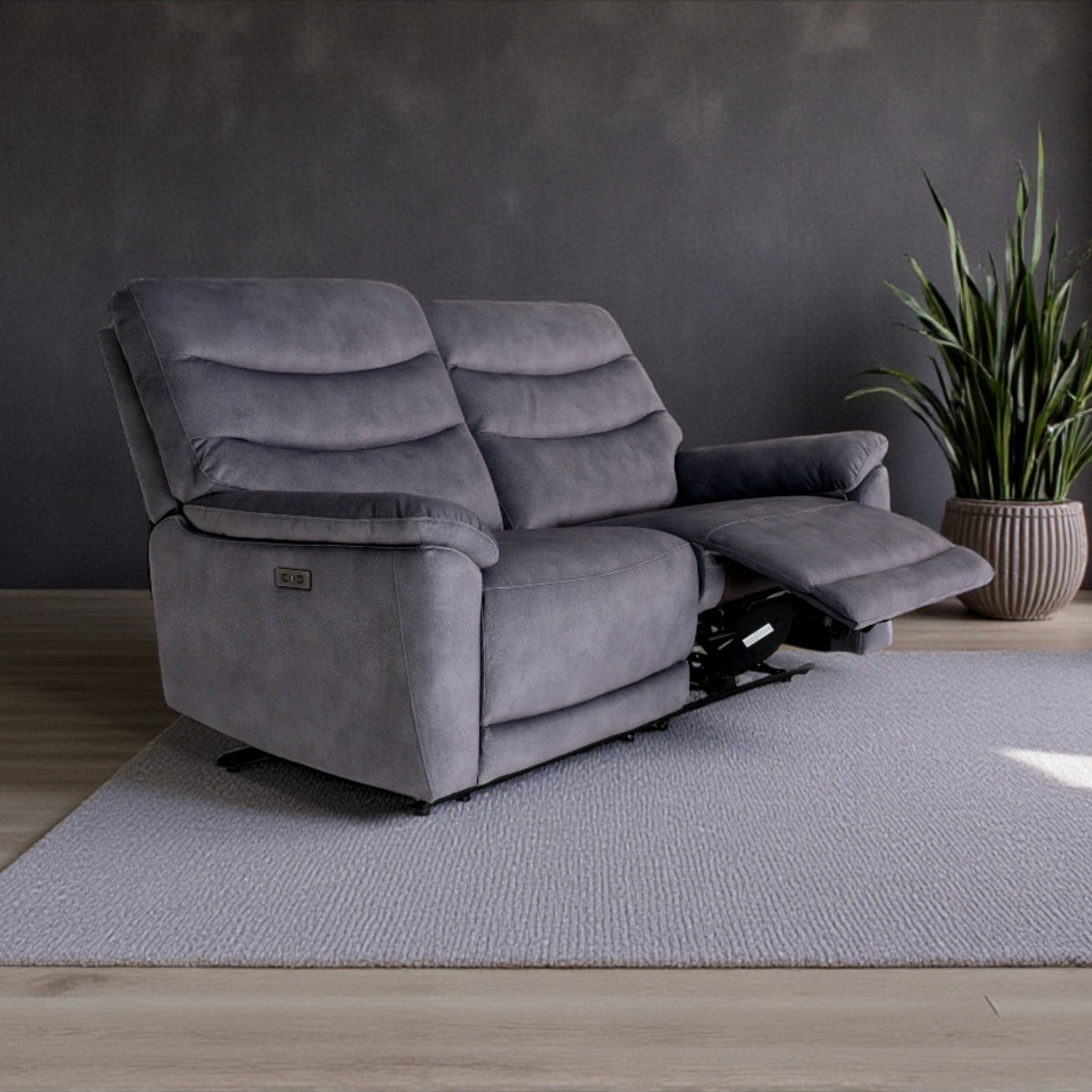 2026 Theodore Sofa Range In Midnight Black