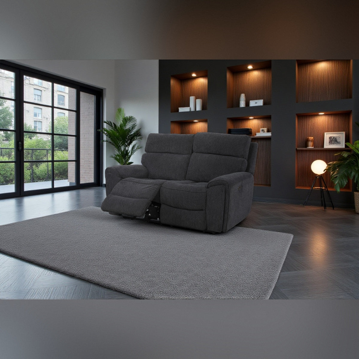 2026 Arianna Sofa Range In Midnight Black