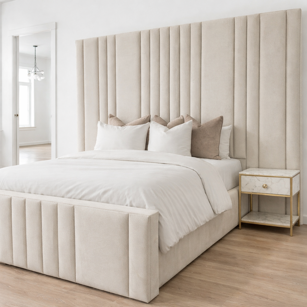 2026 7ft Tall Soho Bed Frame with Optional Lift Up Ottoman Storage - Nimbus Beds