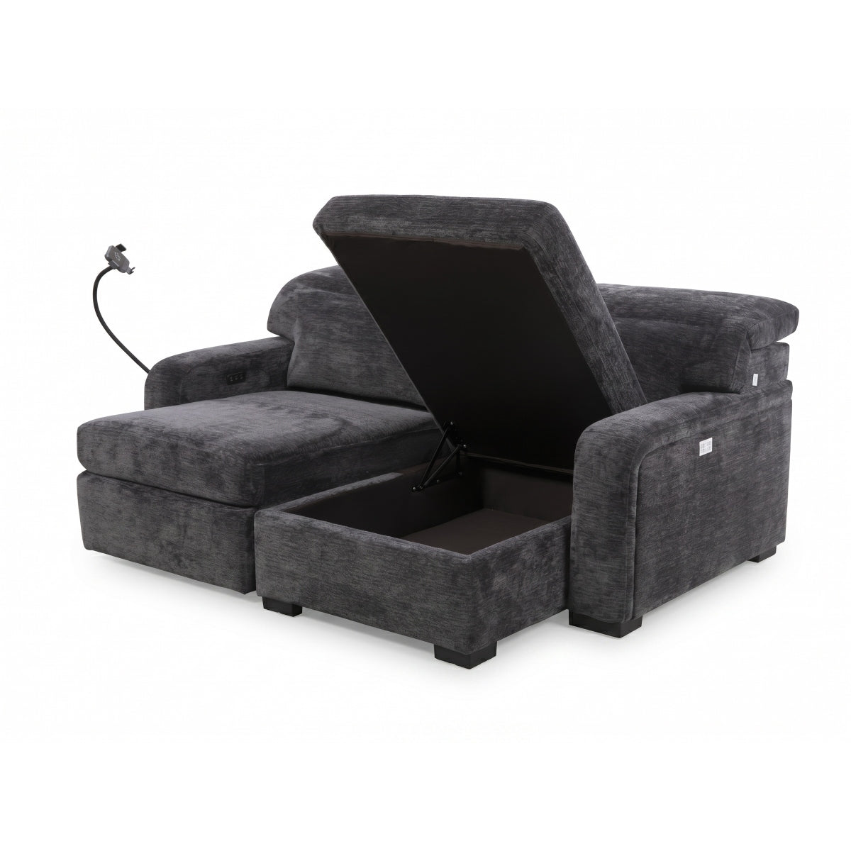 2026 Gillian 2 Seater Sofa In Charcoal