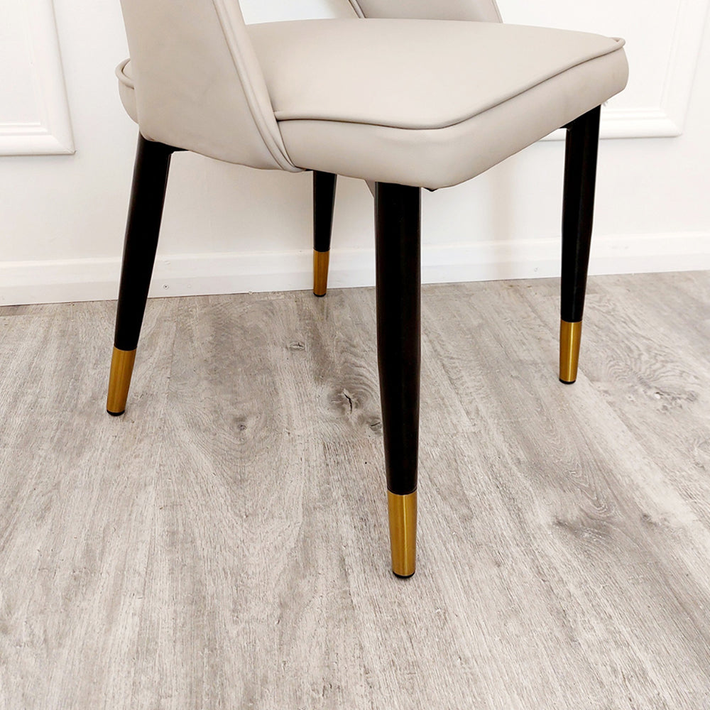 2026 Astra Dining Chair in Beige Velvet