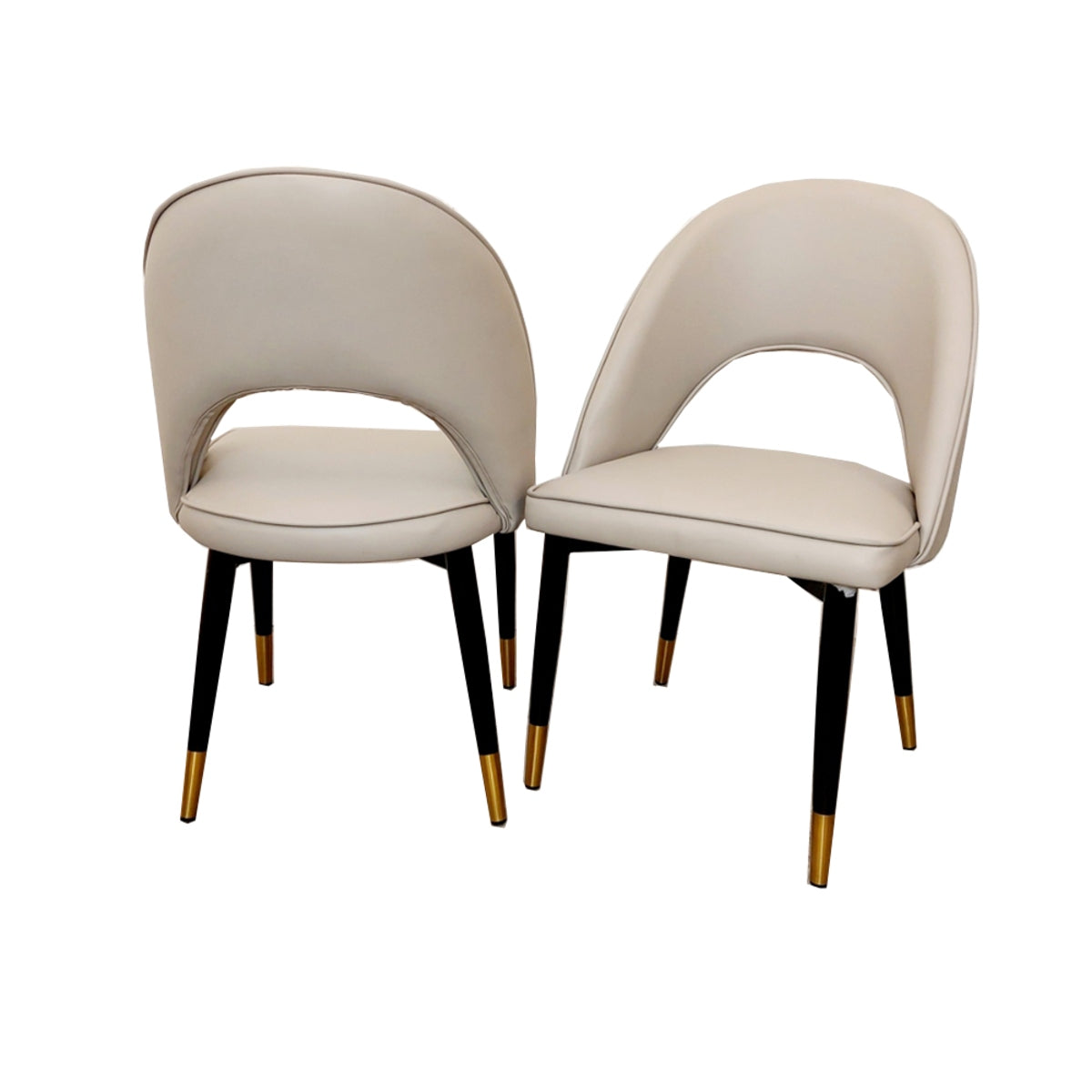 2026 Astra Dining Chair in Beige Velvet