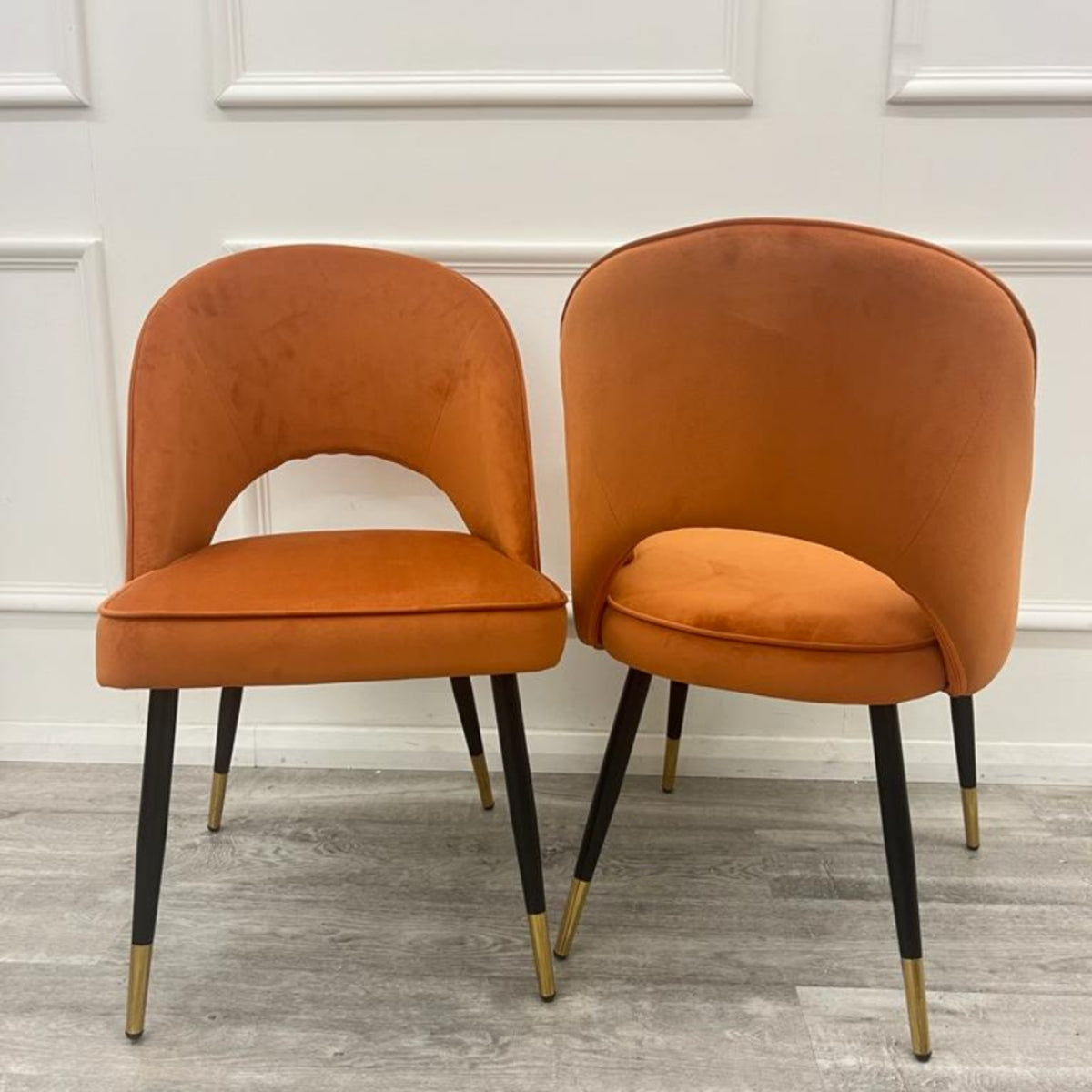 2026 Astra Dining Chair in Rust Velvet
