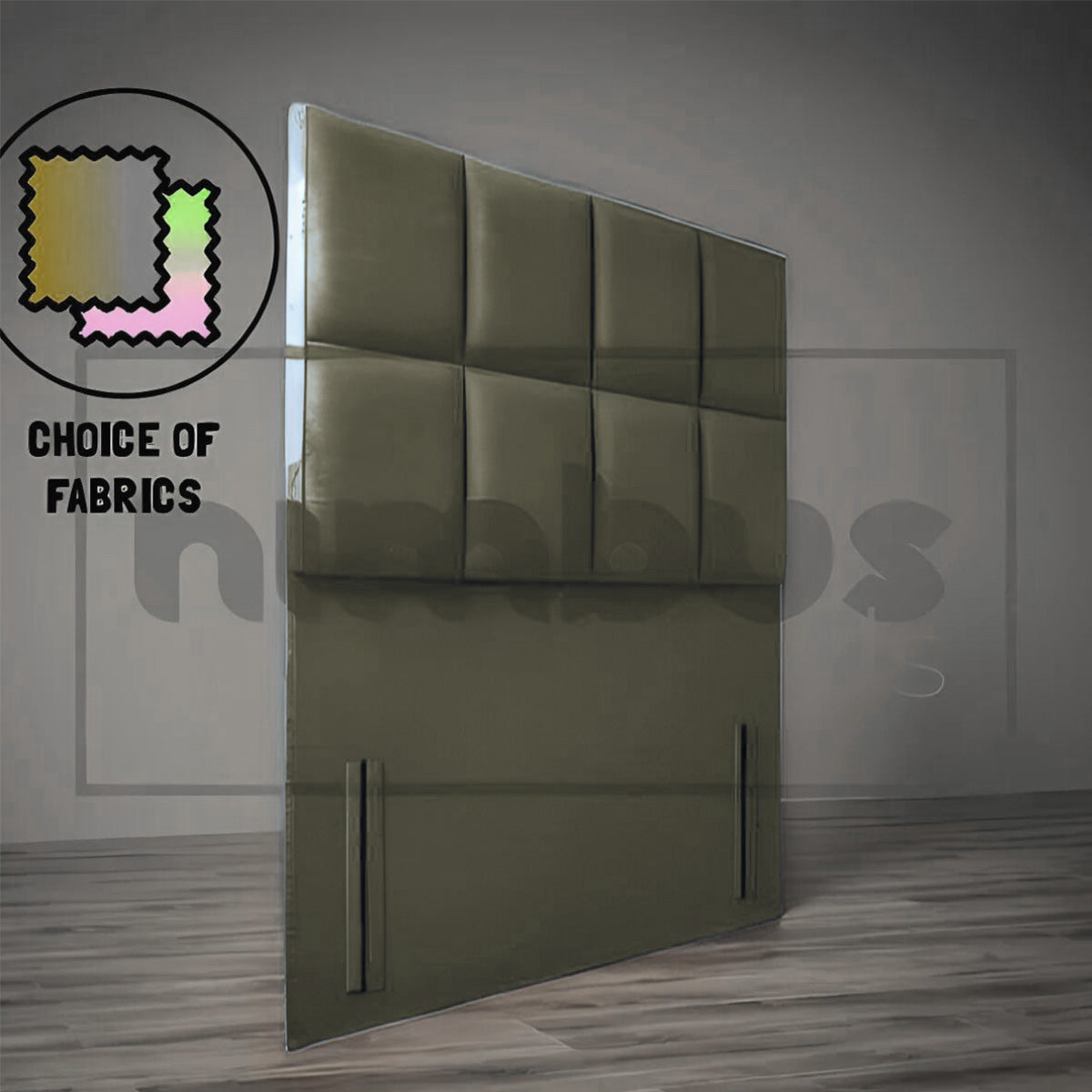 Floor Standing 8 Square Headboard - Nimbus Beds
