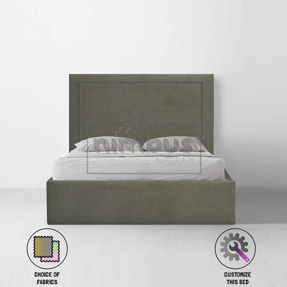 Charlie Studded Bed Frame - Nimbus Beds