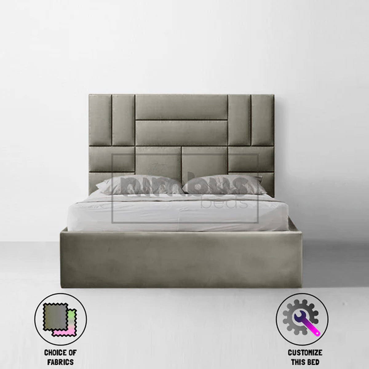Bauhaus Patterned Bed Frame - Nimbus Beds