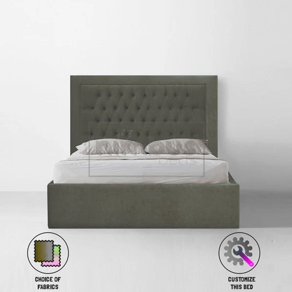 Chesterfield Bumper Bed Frame - Nimbus Beds