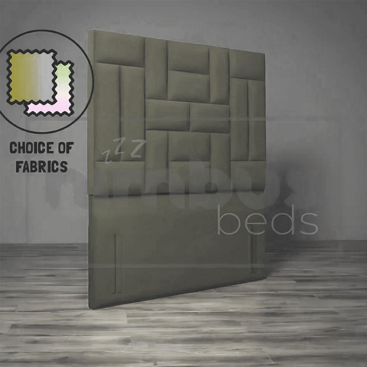 Floor Standing Bauhaus Headboard - Nimbus Beds