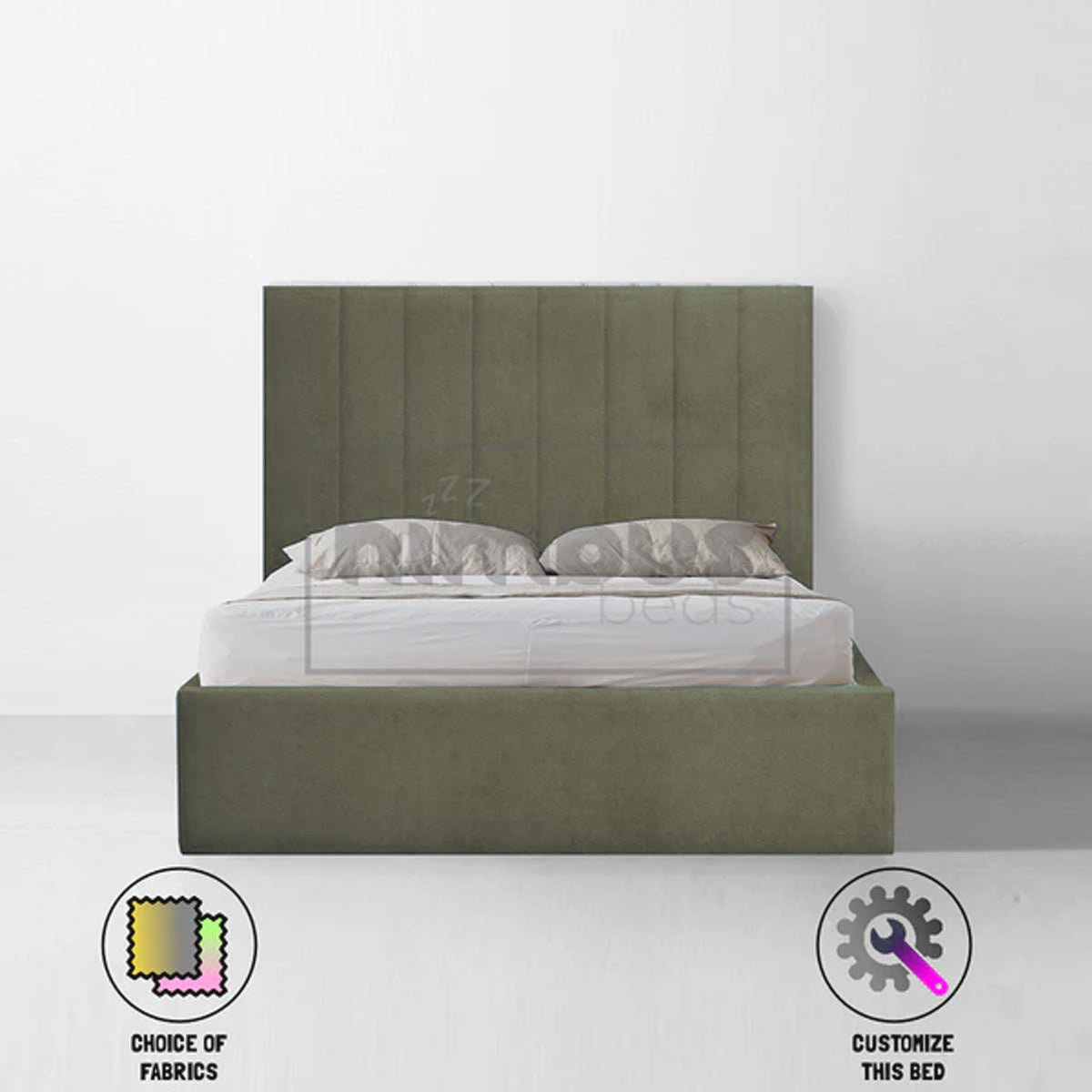 Vertical Panel Bed Frame - Nimbus Beds