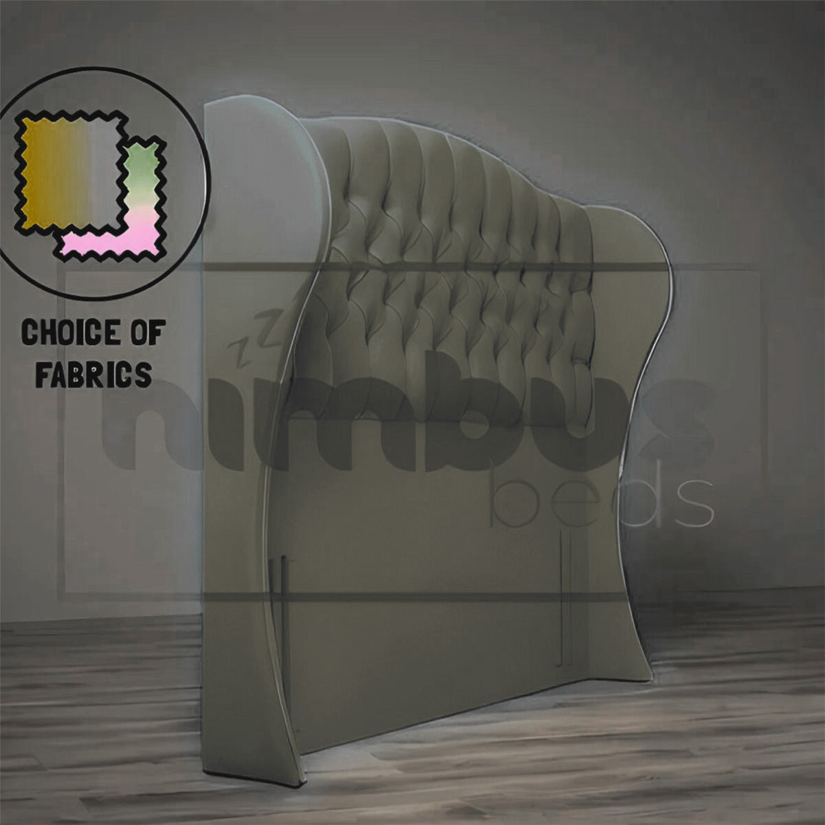 Floor Standing Mayfair Headboard - Nimbus Beds
