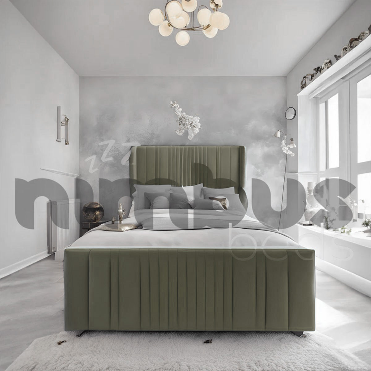 Rio Bed Frame (with Wings) - Nimbus Beds