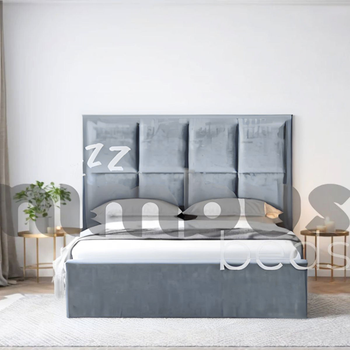 Eight Square Panel Bed Frame - Nimbus Beds