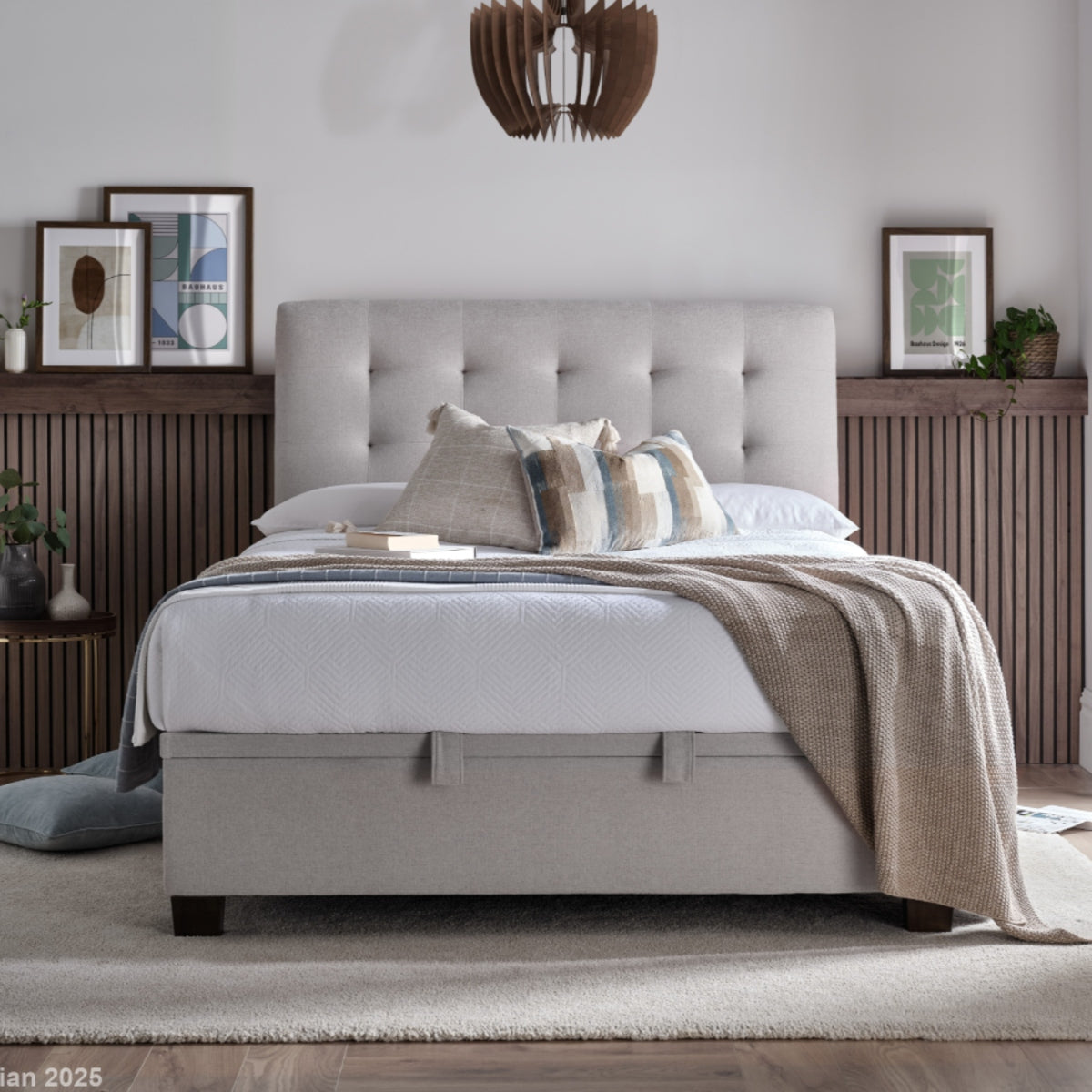 2026 Alastair Ottoman Storage Bed in Clay