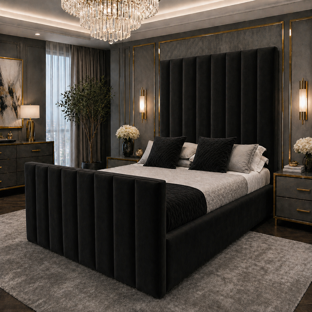 2026 Hudson Bed Frame with Optional Lift up Ottoman Storage - Nimbus Beds