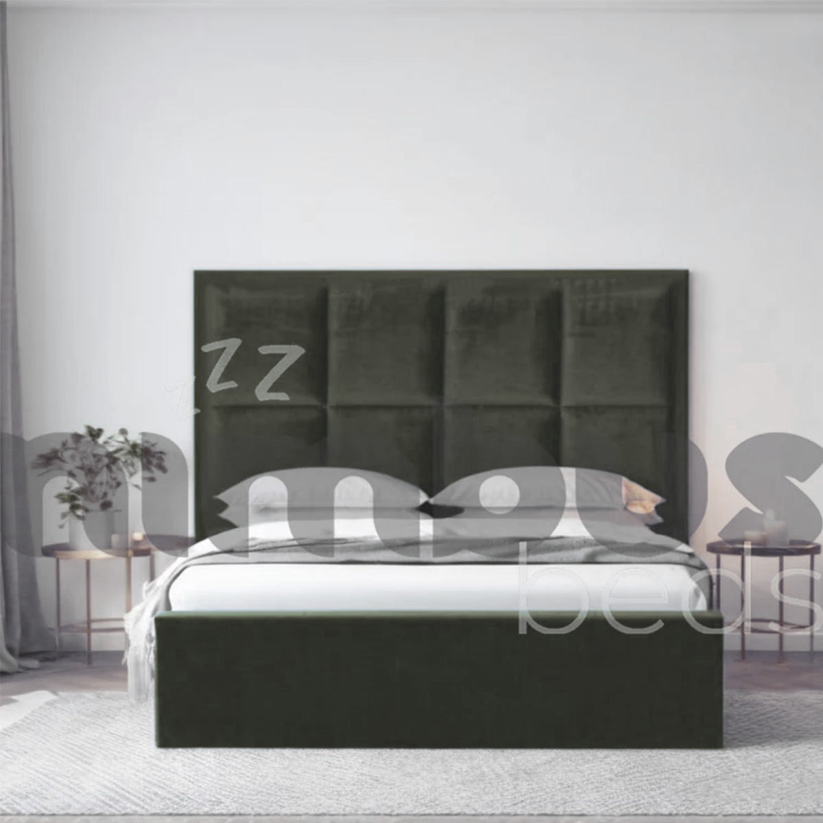 Eight Square Panel Bed Frame - Nimbus Beds