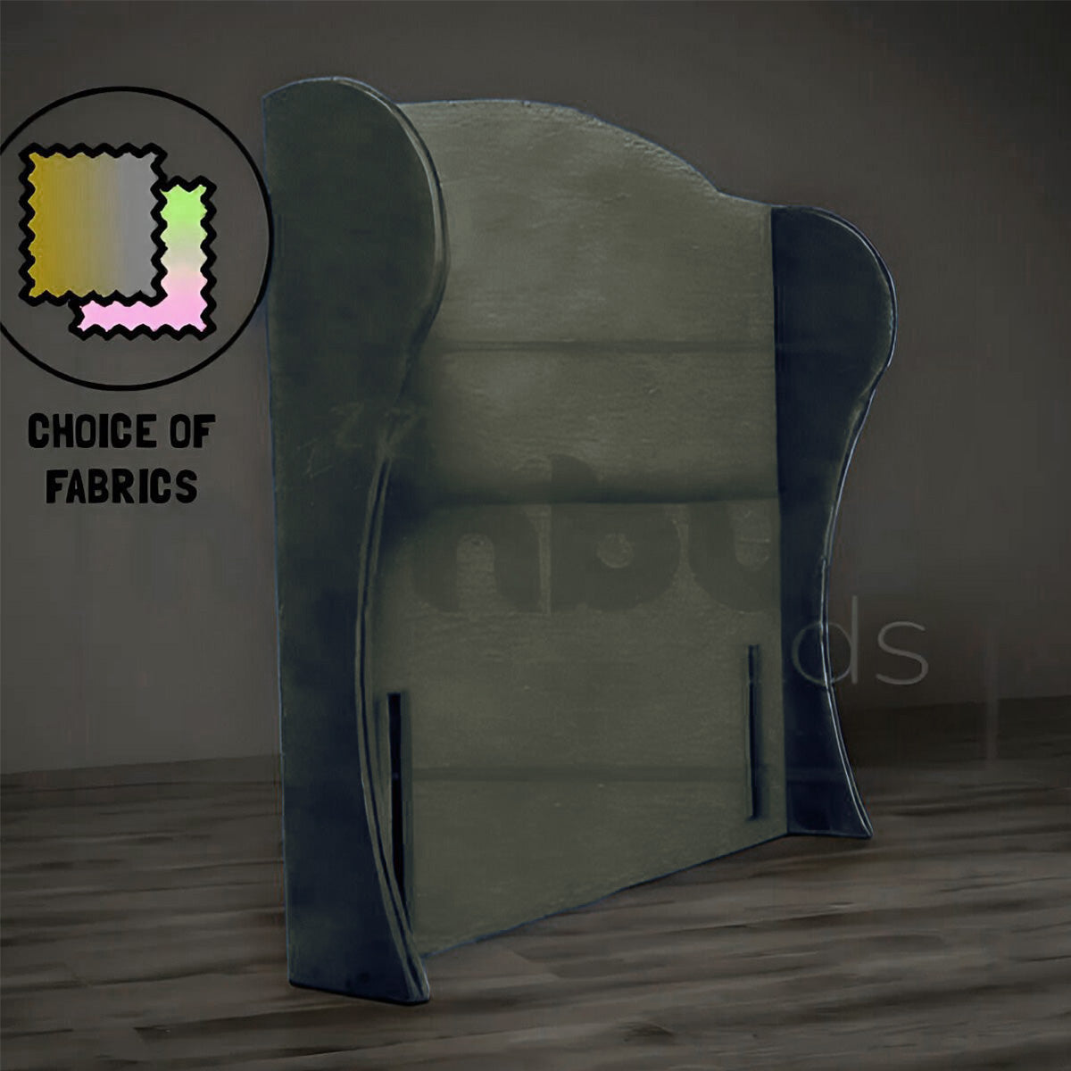 Floor Standing Curve Winged Headboard - Nimbus Beds