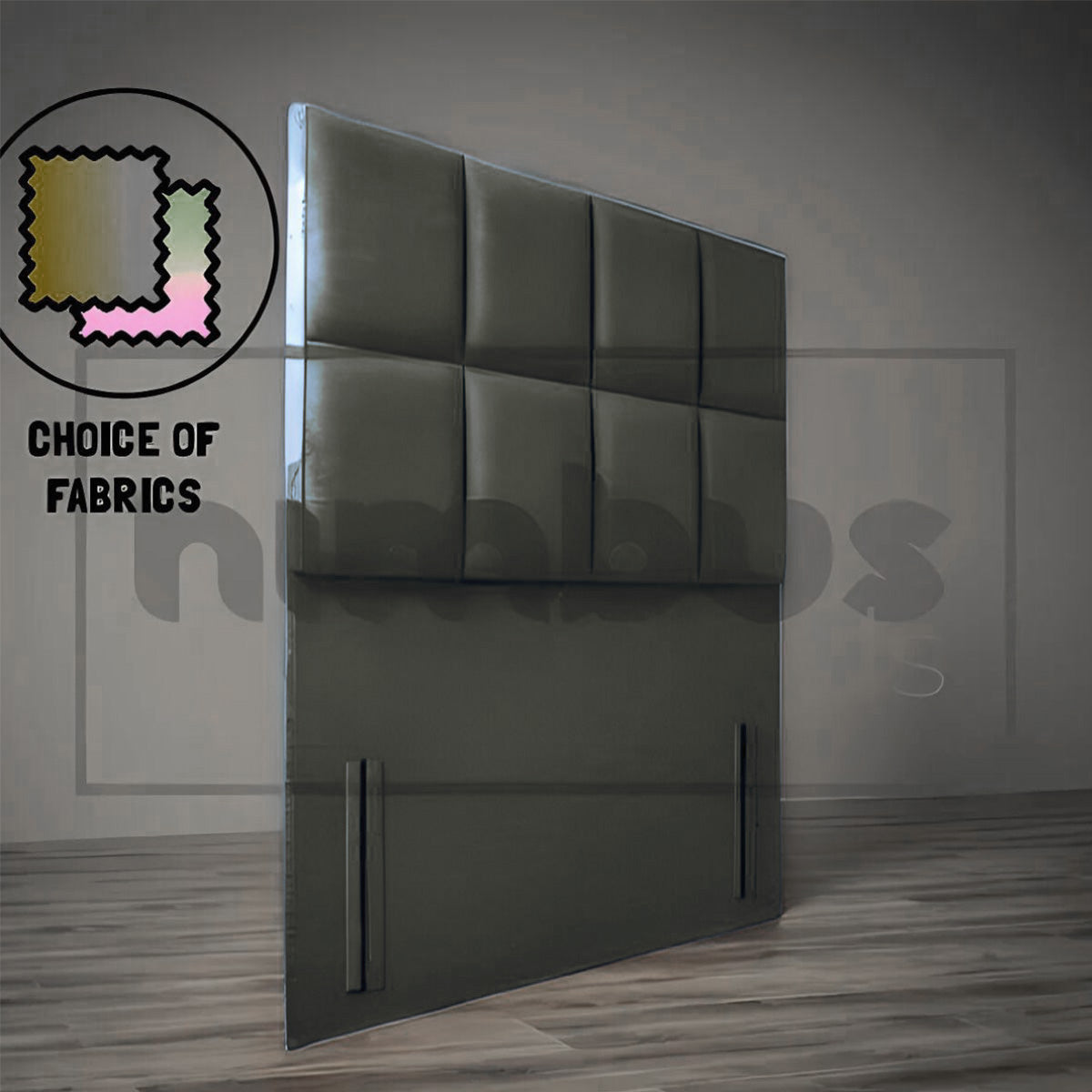 Floor Standing 8 Square Headboard - Nimbus Beds