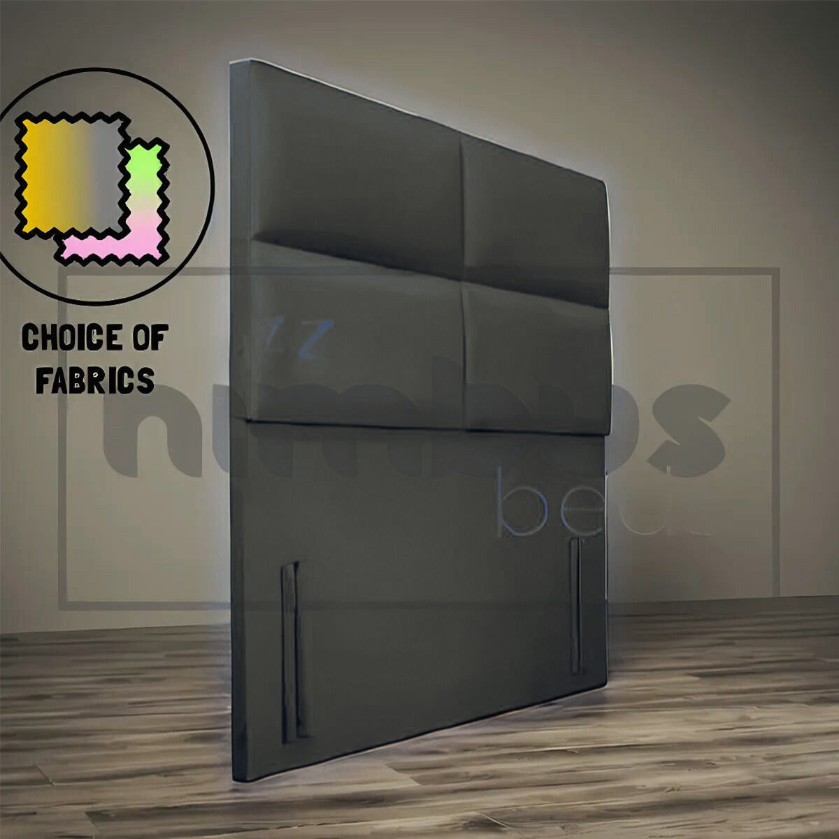 Floor Standing 4 Square Headboard - Nimbus Beds