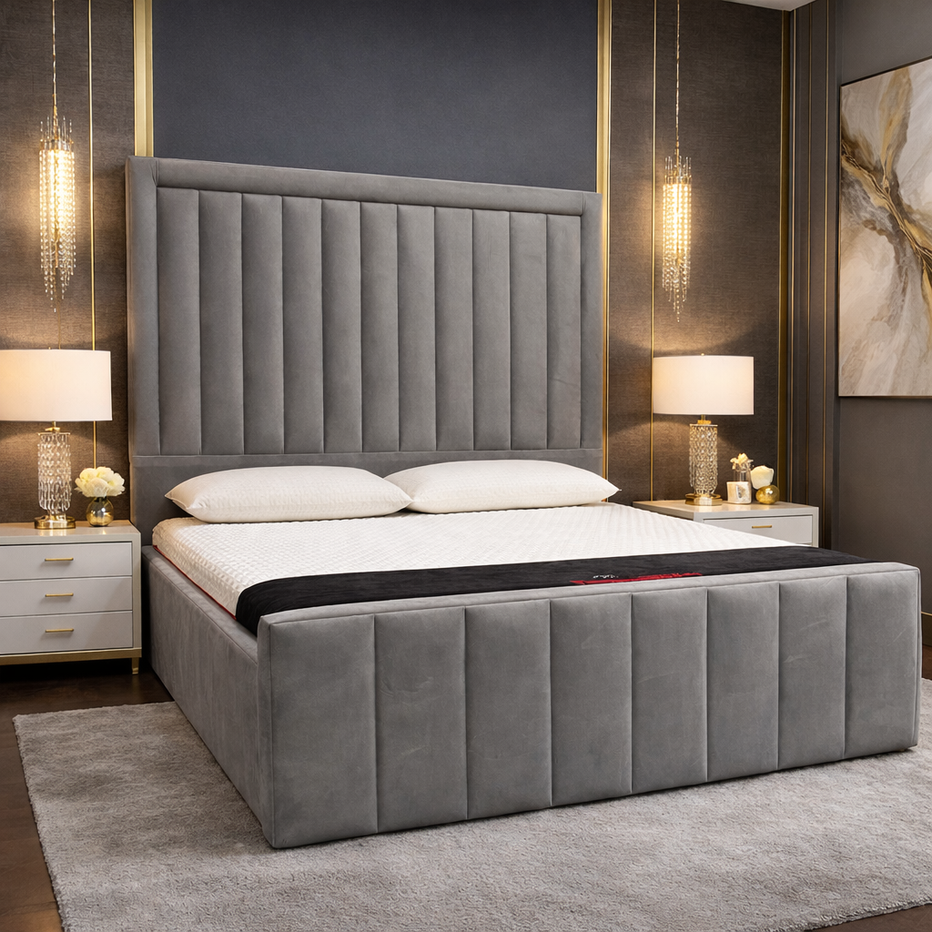 2026 Keavy Bed Frame with optional ottoman lift up storage - Nimbus Beds