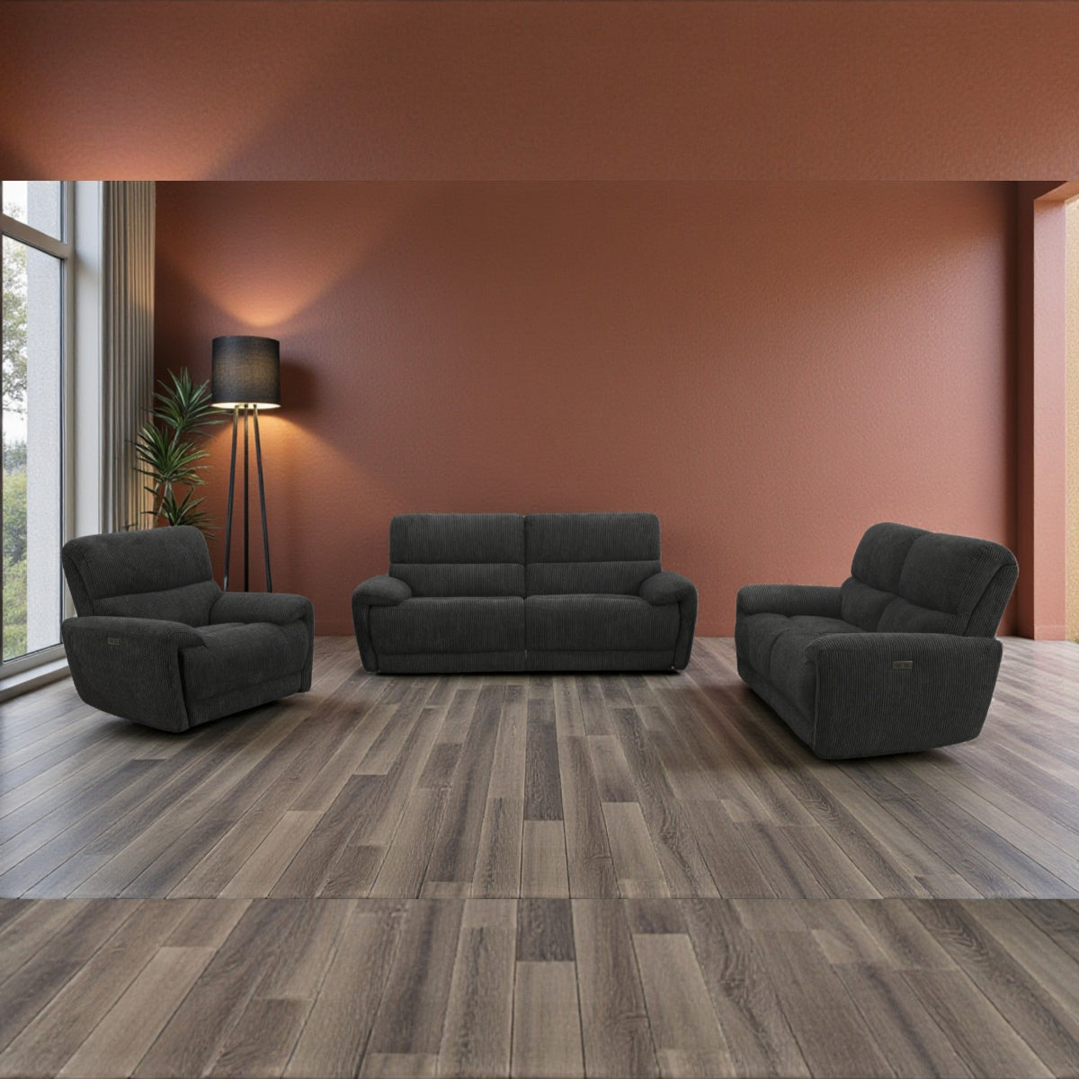 2026 Carrie Sofa Range In Midnight Black