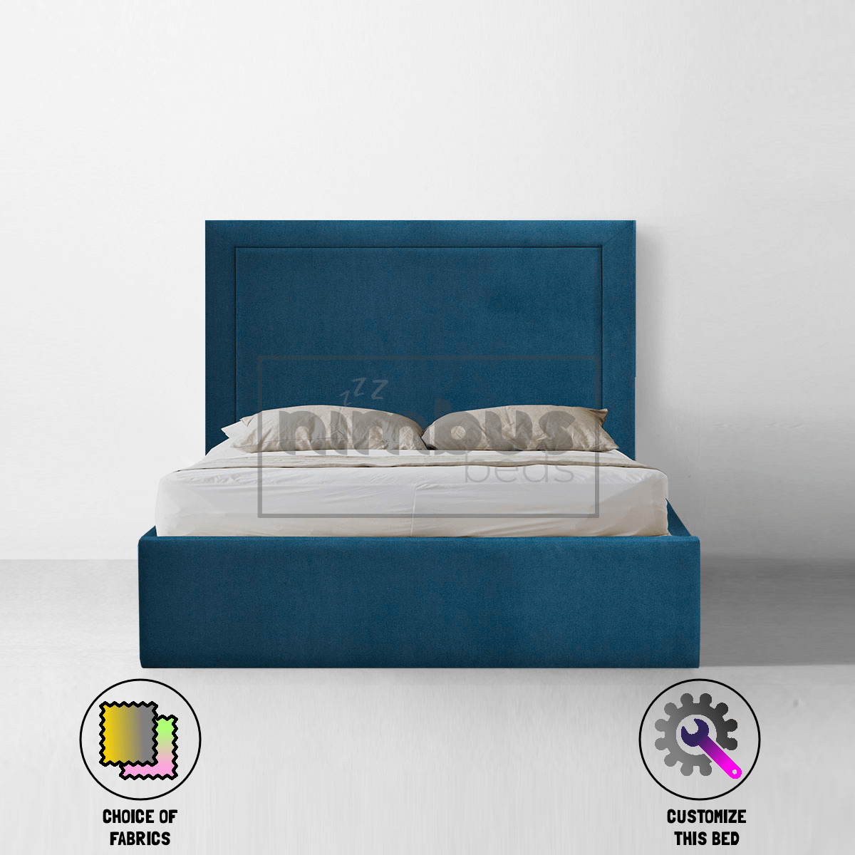 Studded king size bed frame deals