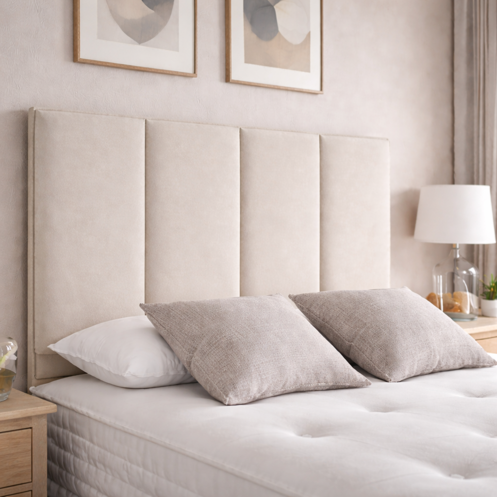 2026 London Upholstered Divan Bed & Headboard with Optional Drawers - Nimbus Beds
