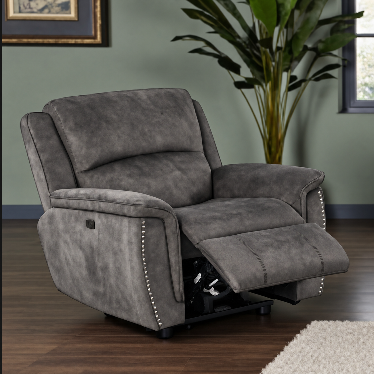 2026 Maeve 3 Seater, 2 Seater & Chair Sofa In Mosaic Grey - Nimbus Beds