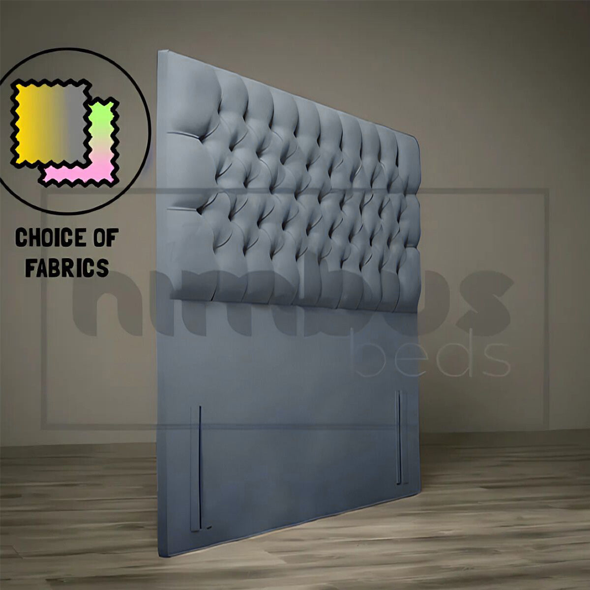 Floor Standing Chesterfield Headboard - Nimbus Beds