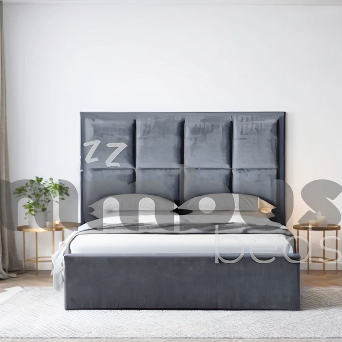 Eight Square Panel Bed Frame - Nimbus Beds