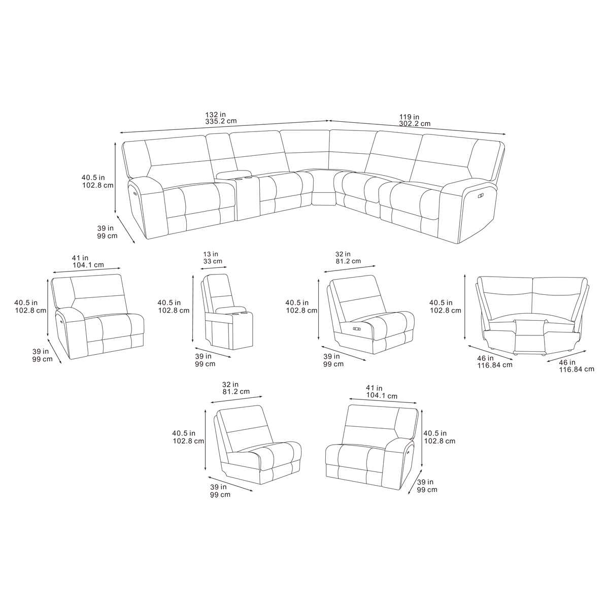 2026 Elyana Sofa Range In Aspen Latte