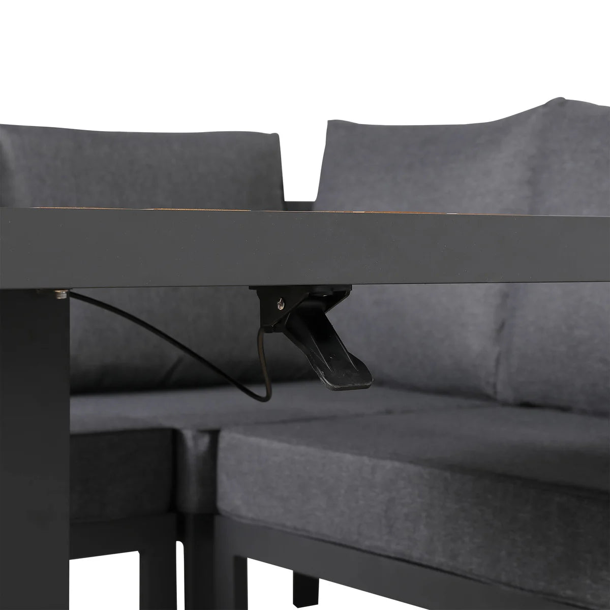 2026 Marbella Equal Corner Dining Set with Rising Table Outdoor Garden Furniture - Nimbus Beds
