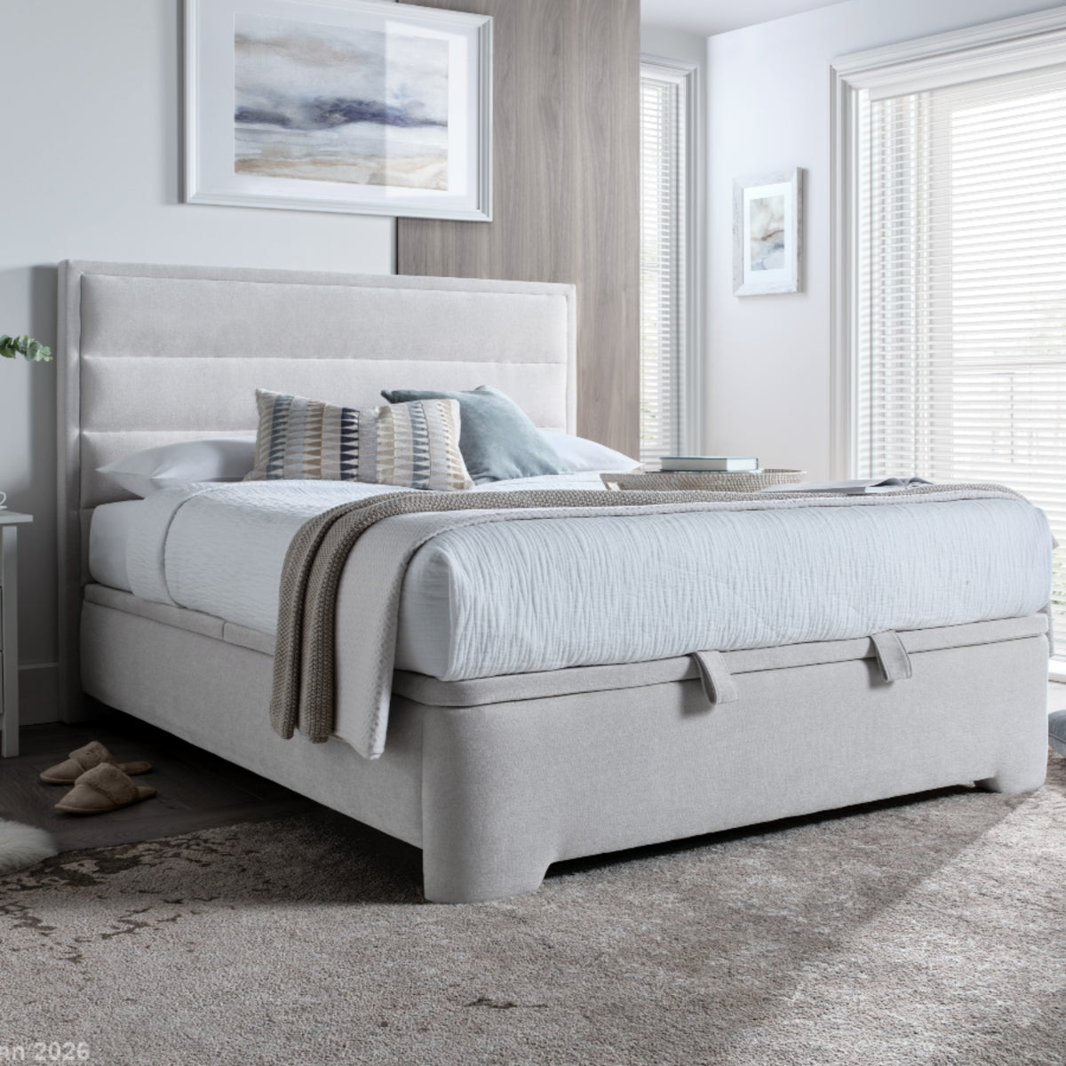 2026 Keith Ottoman Storage Bed in Masket Clay