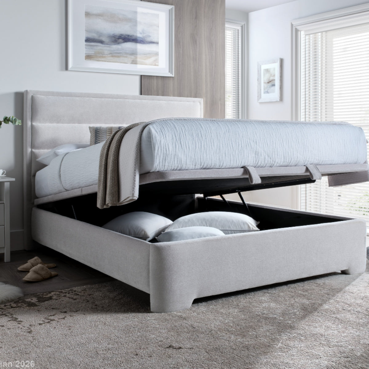 2026 Keith Ottoman Storage Bed in Masket Clay