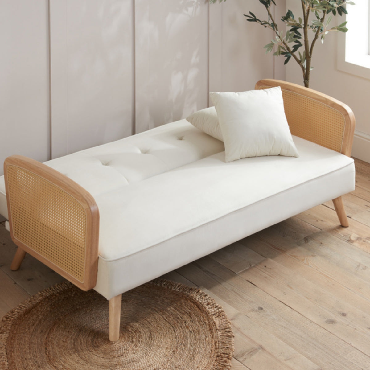 2026 Mila Sofa Bed - White