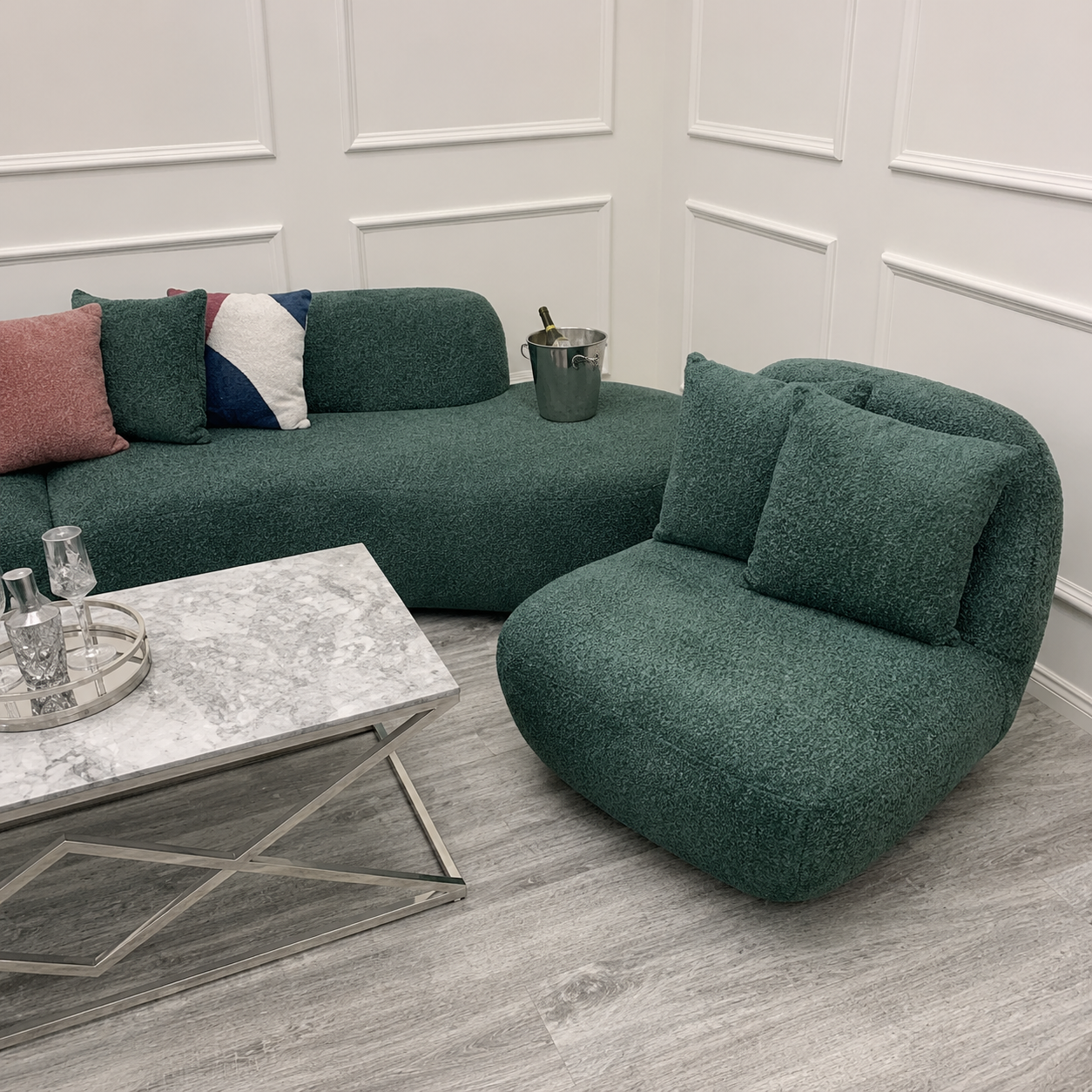 2026 Melrose Chair- Emerald Green - Nimbus Beds