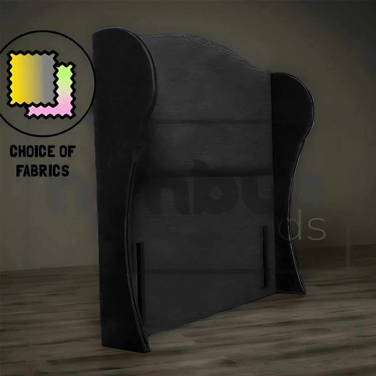 Floor Standing Curve Winged Headboard - Nimbus Beds