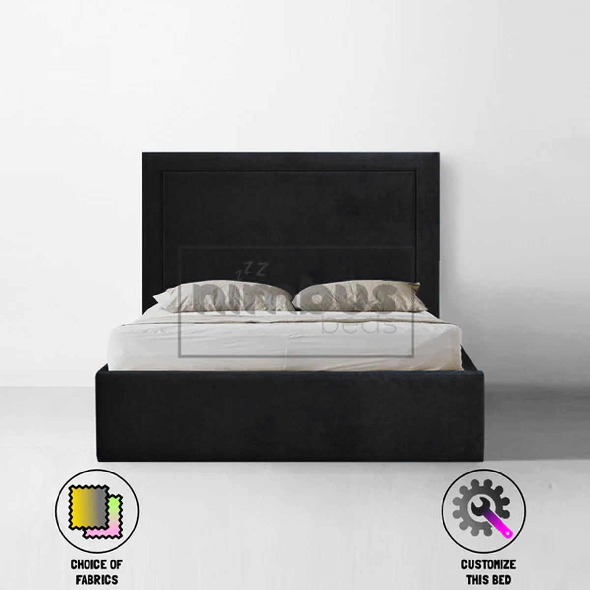 Charlie Studded Bed Frame - Nimbus Beds