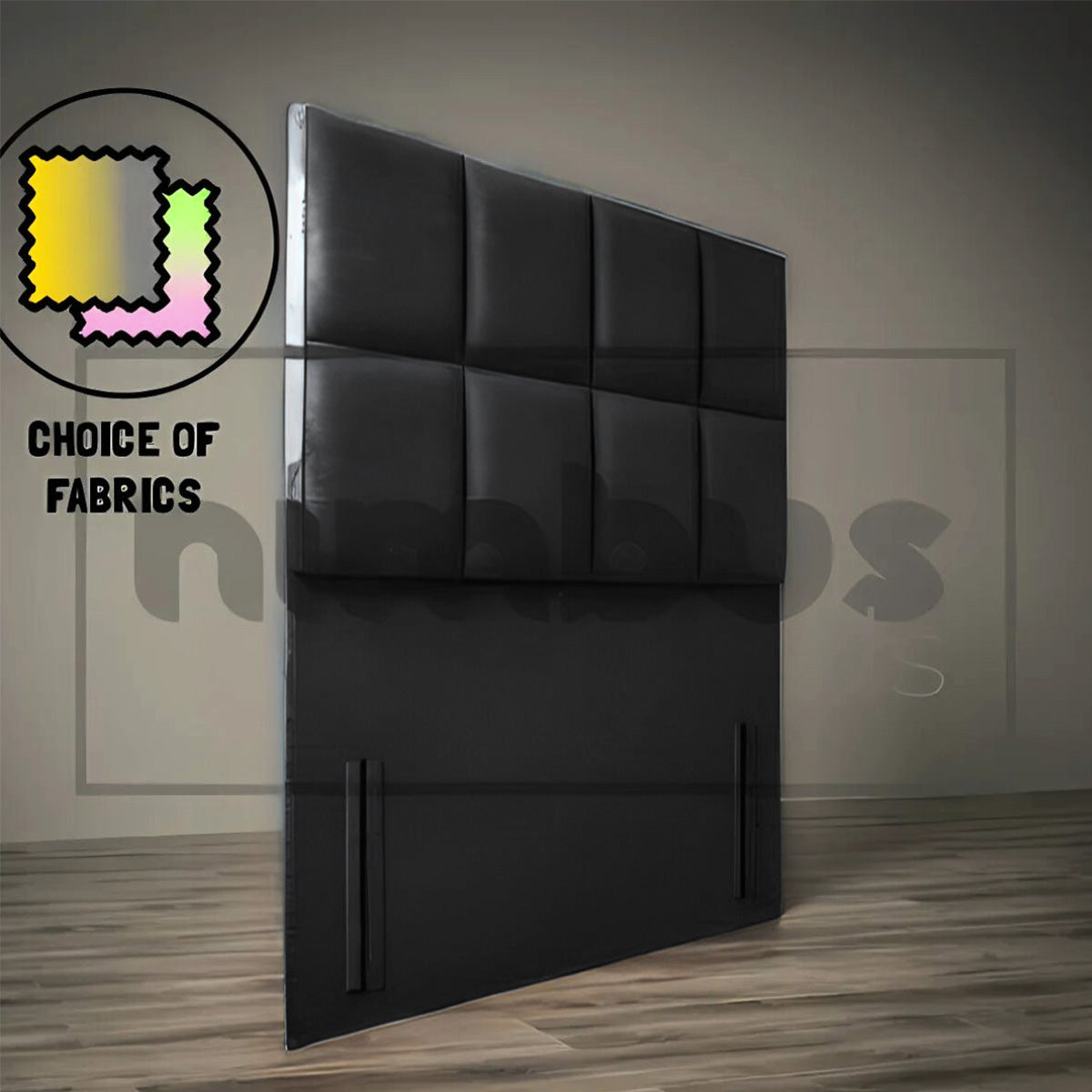 Floor Standing 8 Square Headboard - Nimbus Beds