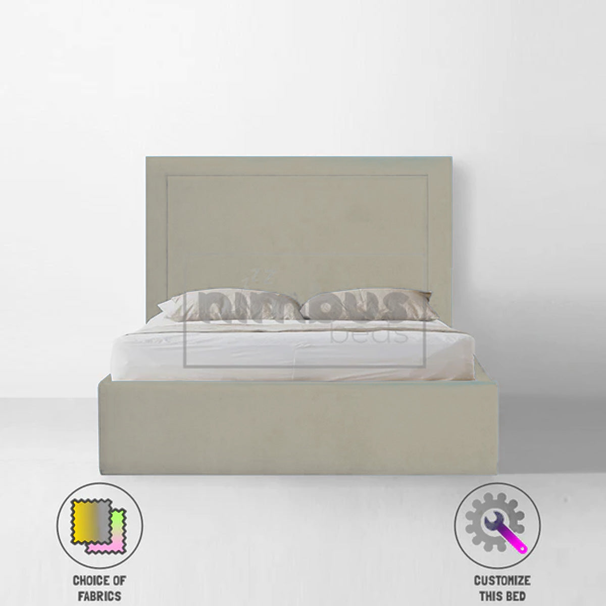 Charlie Studded Bed Frame - Nimbus Beds