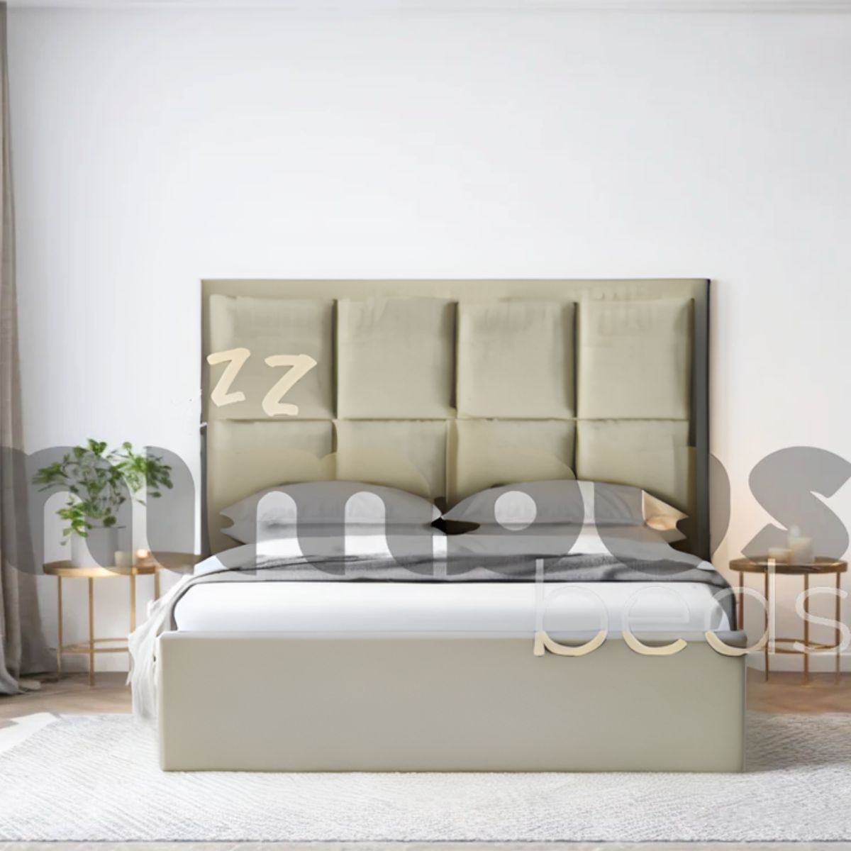 Eight Square Panel Bed Frame - Nimbus Beds