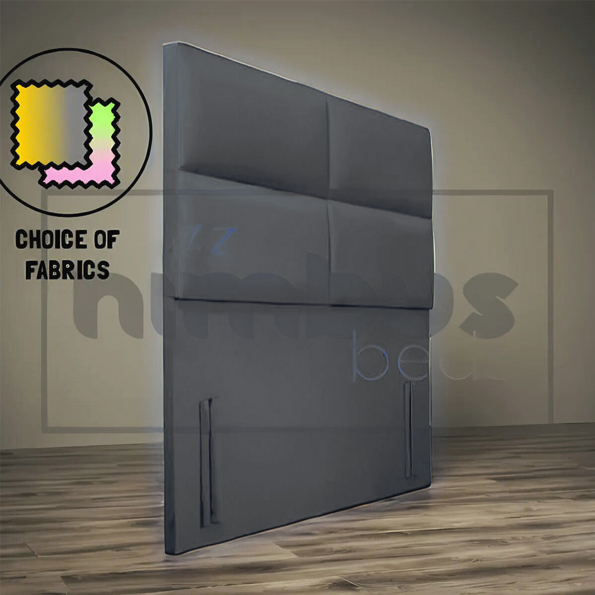 Floor Standing 4 Square Headboard - Nimbus Beds