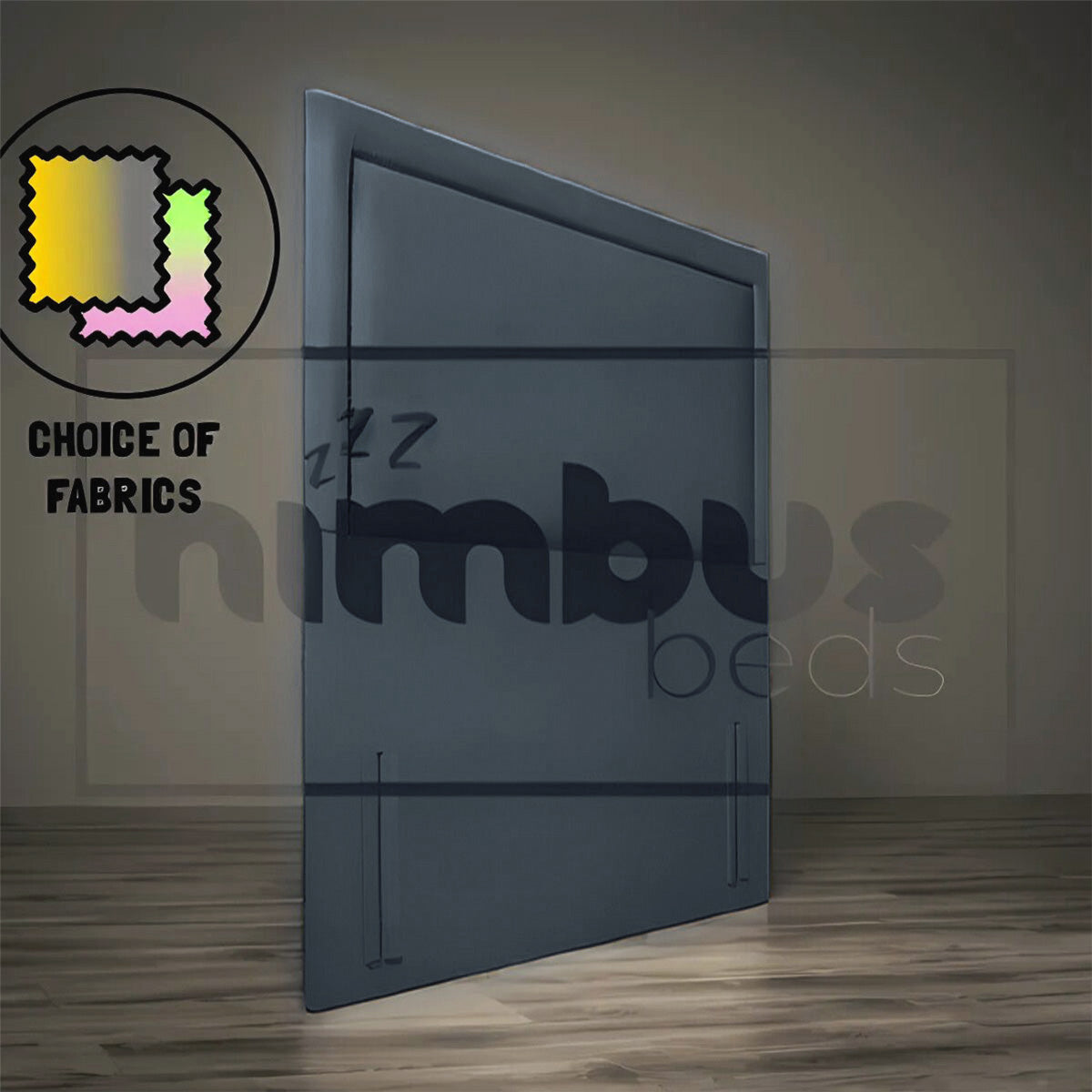 Floor Standing Charlie Studded Headboard - Nimbus Beds