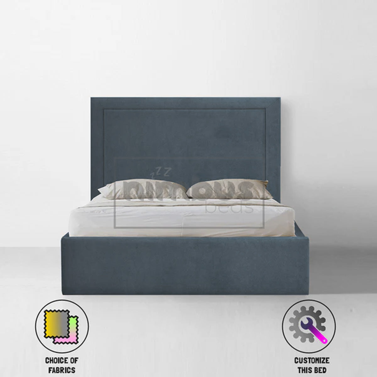 Charlie Studded Bed Frame - Nimbus Beds