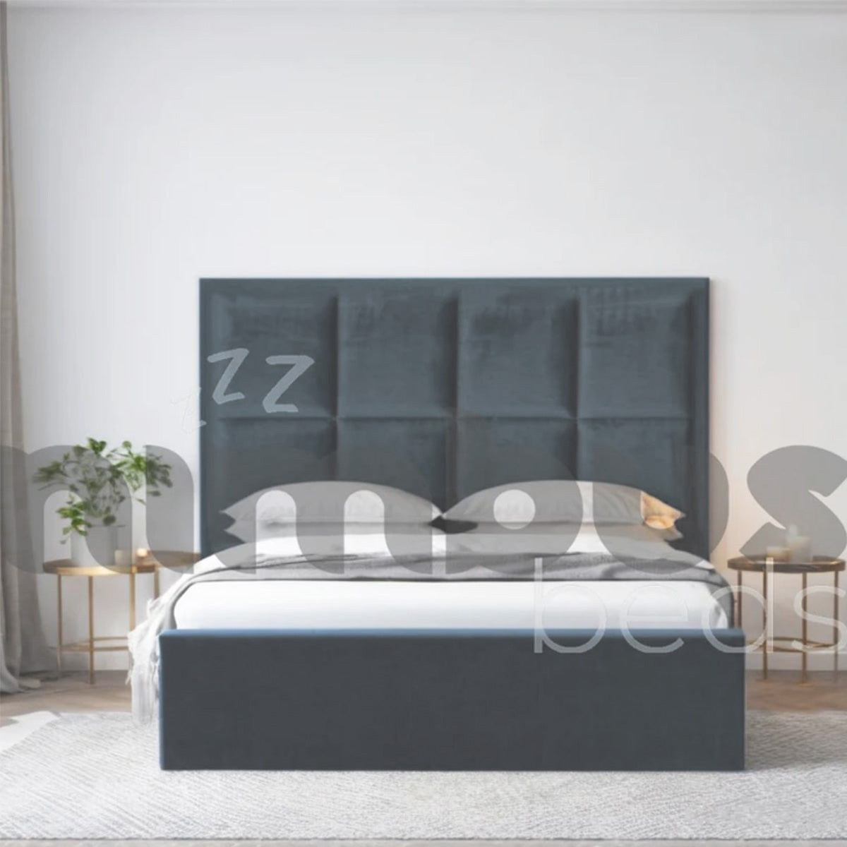 Eight Square Panel Bed Frame - Nimbus Beds